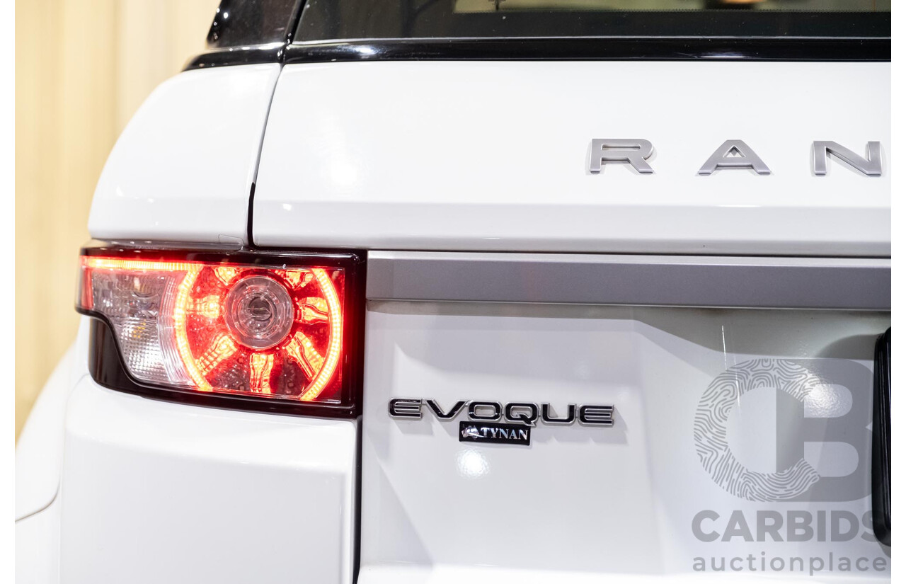 5/2013 Land Rover Range Rover Evoque SD4 PURE LV MY13 5d Wagon Fuji White Turbo Diesel 2.2L