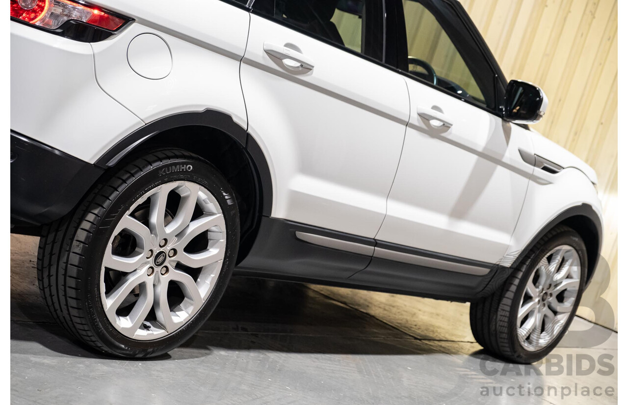 5/2013 Land Rover Range Rover Evoque SD4 PURE LV MY13 5d Wagon Fuji White Turbo Diesel 2.2L