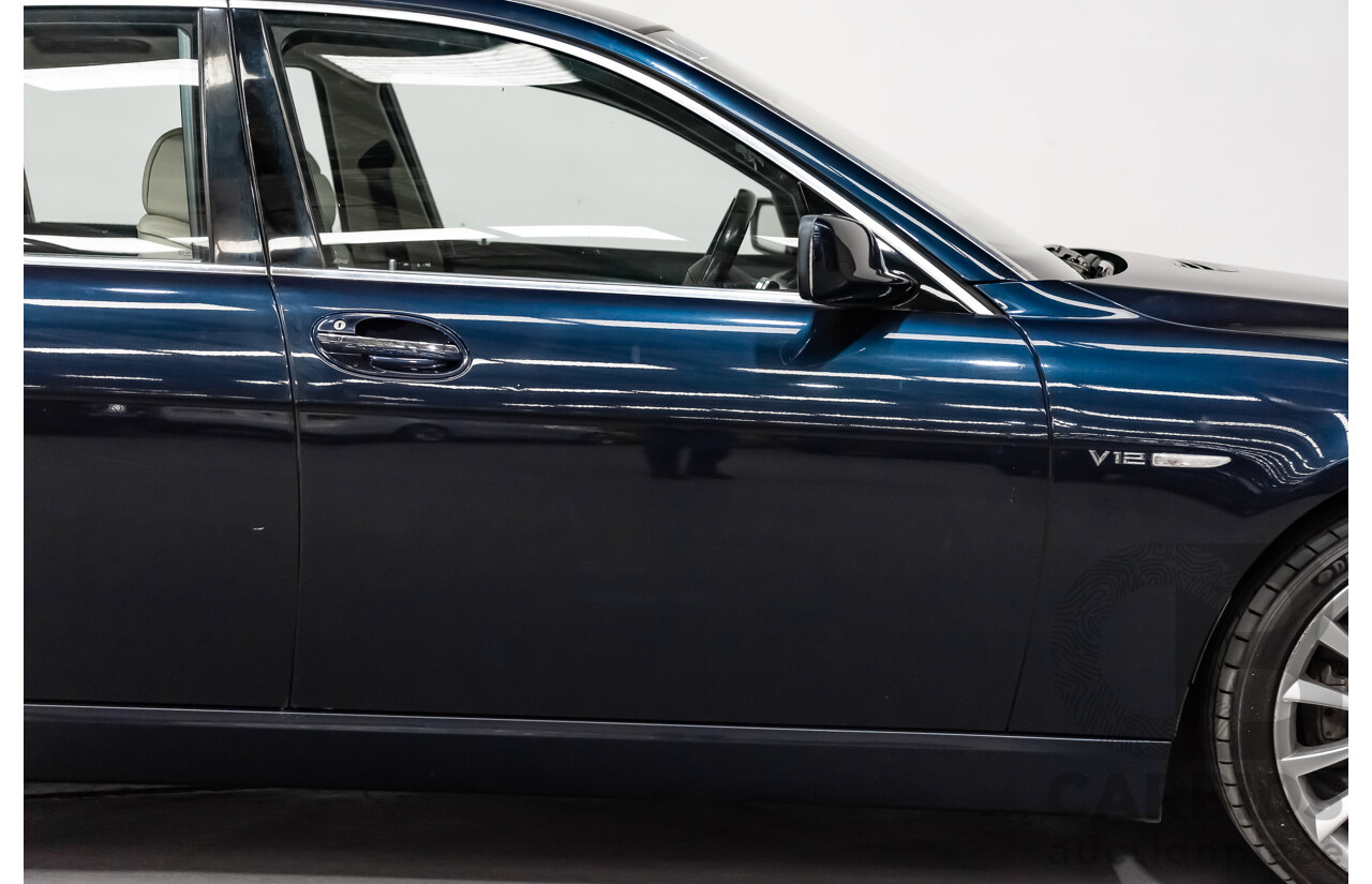 11/2006 BMW 760Li E65 MY06 4d Sedan Blue V12 6.0L