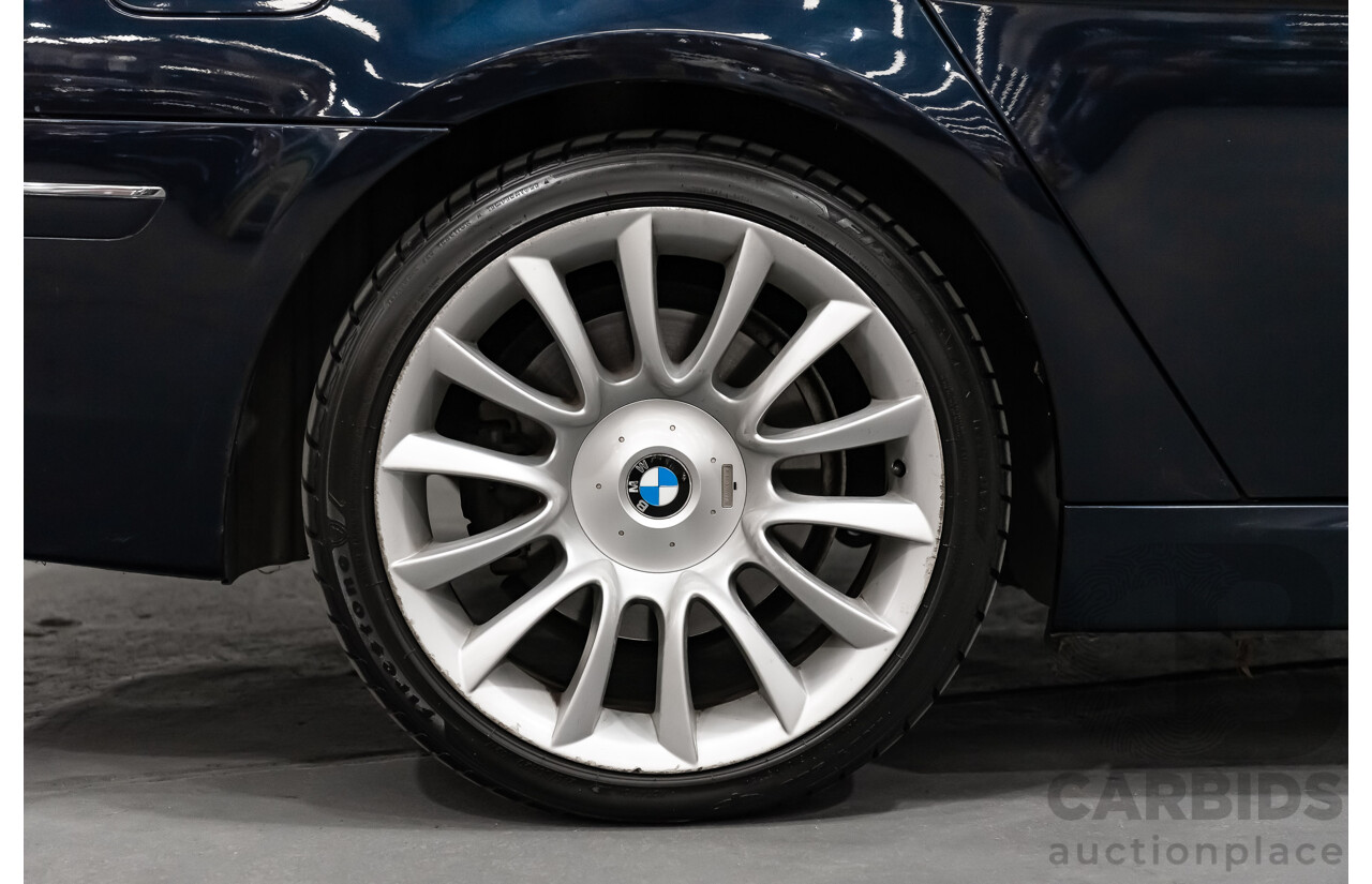 11/2006 BMW 760Li E65 MY06 4d Sedan Blue V12 6.0L