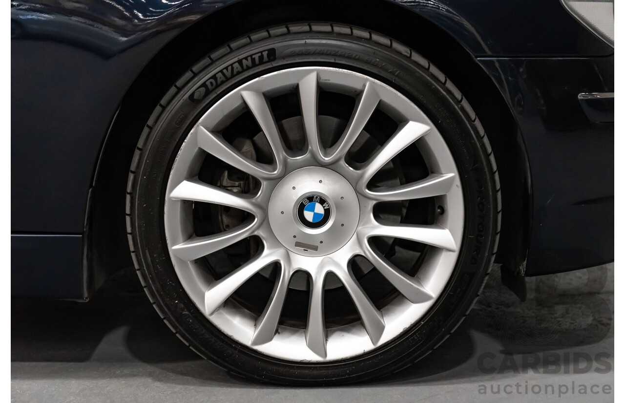 11/2006 BMW 760Li E65 MY06 4d Sedan Blue V12 6.0L