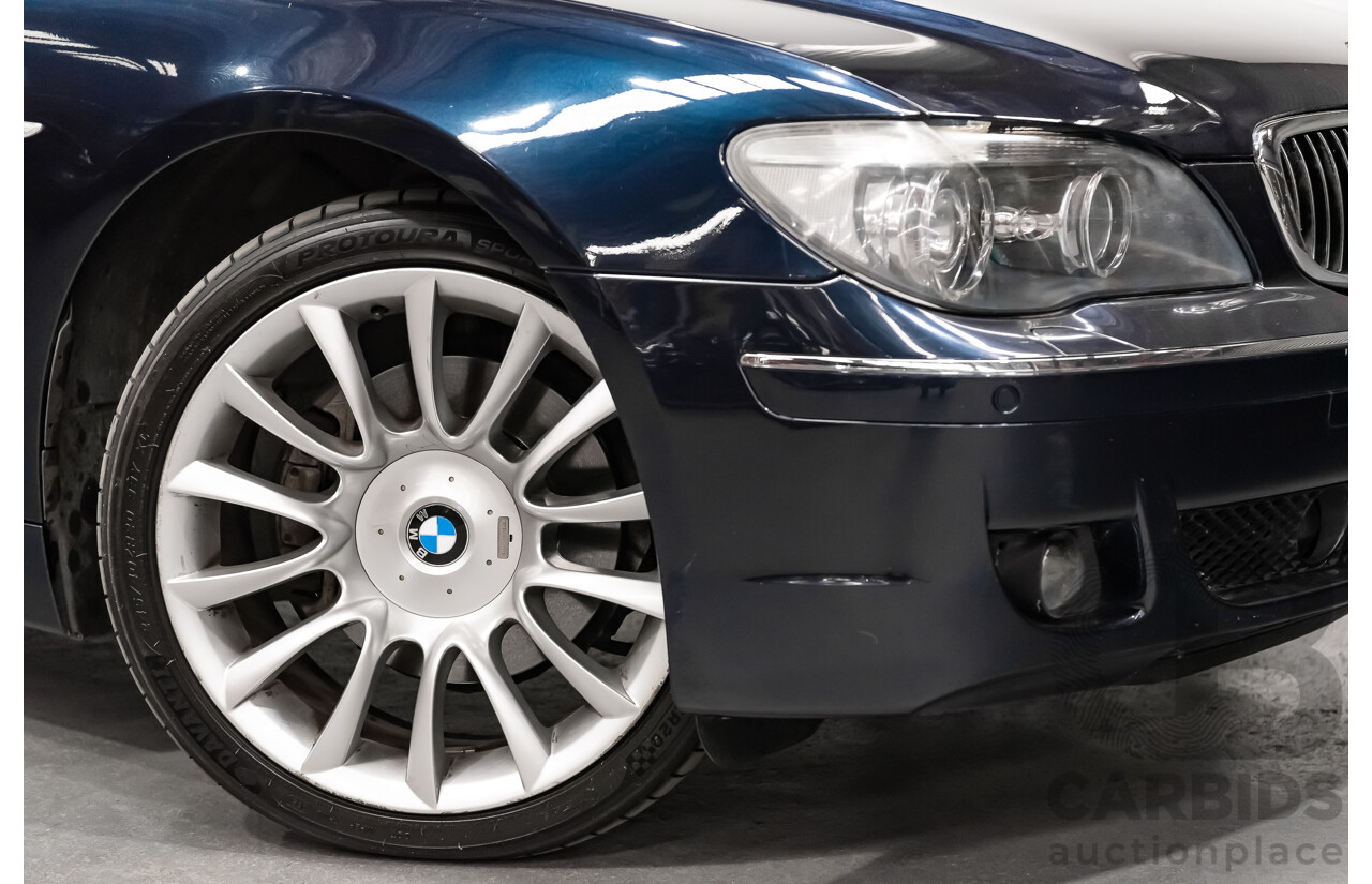11/2006 BMW 760Li E65 MY06 4d Sedan Blue V12 6.0L