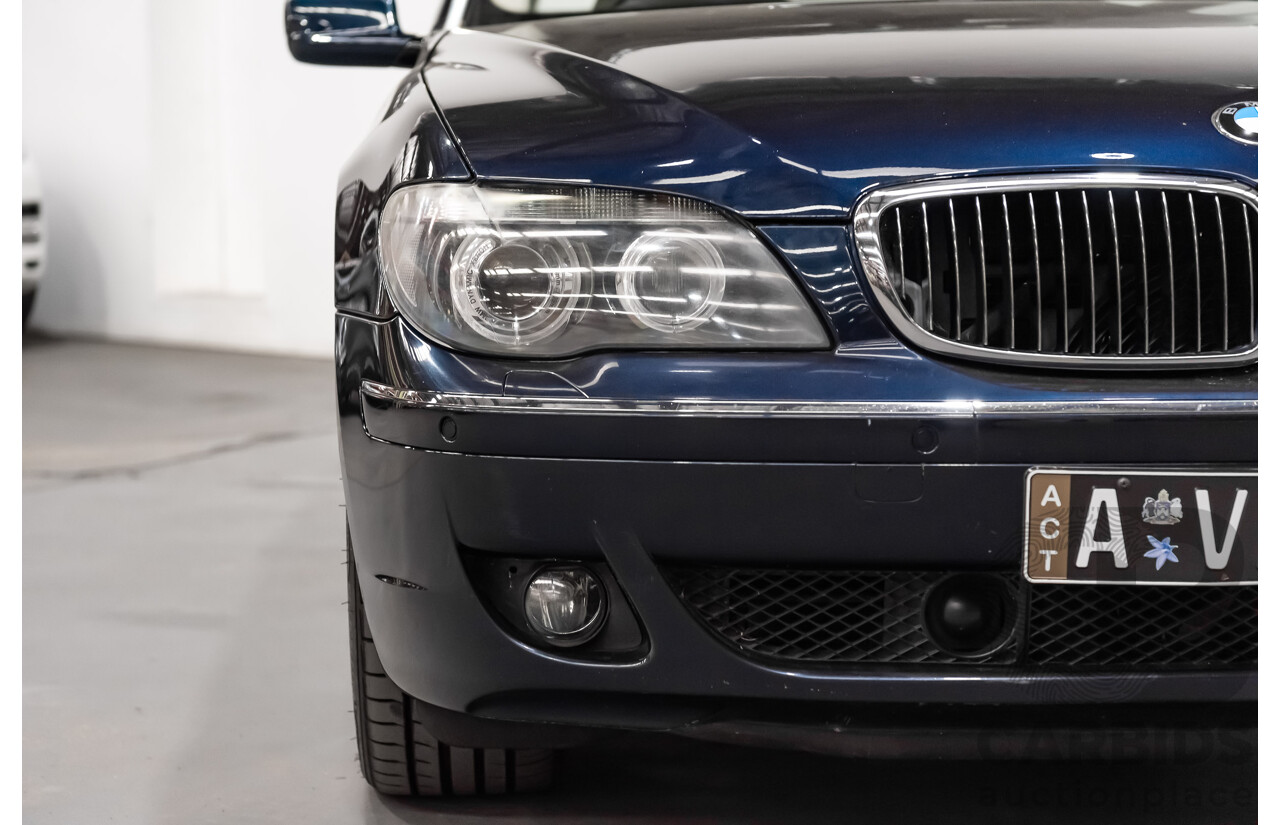 11/2006 BMW 760Li E65 MY06 4d Sedan Blue V12 6.0L
