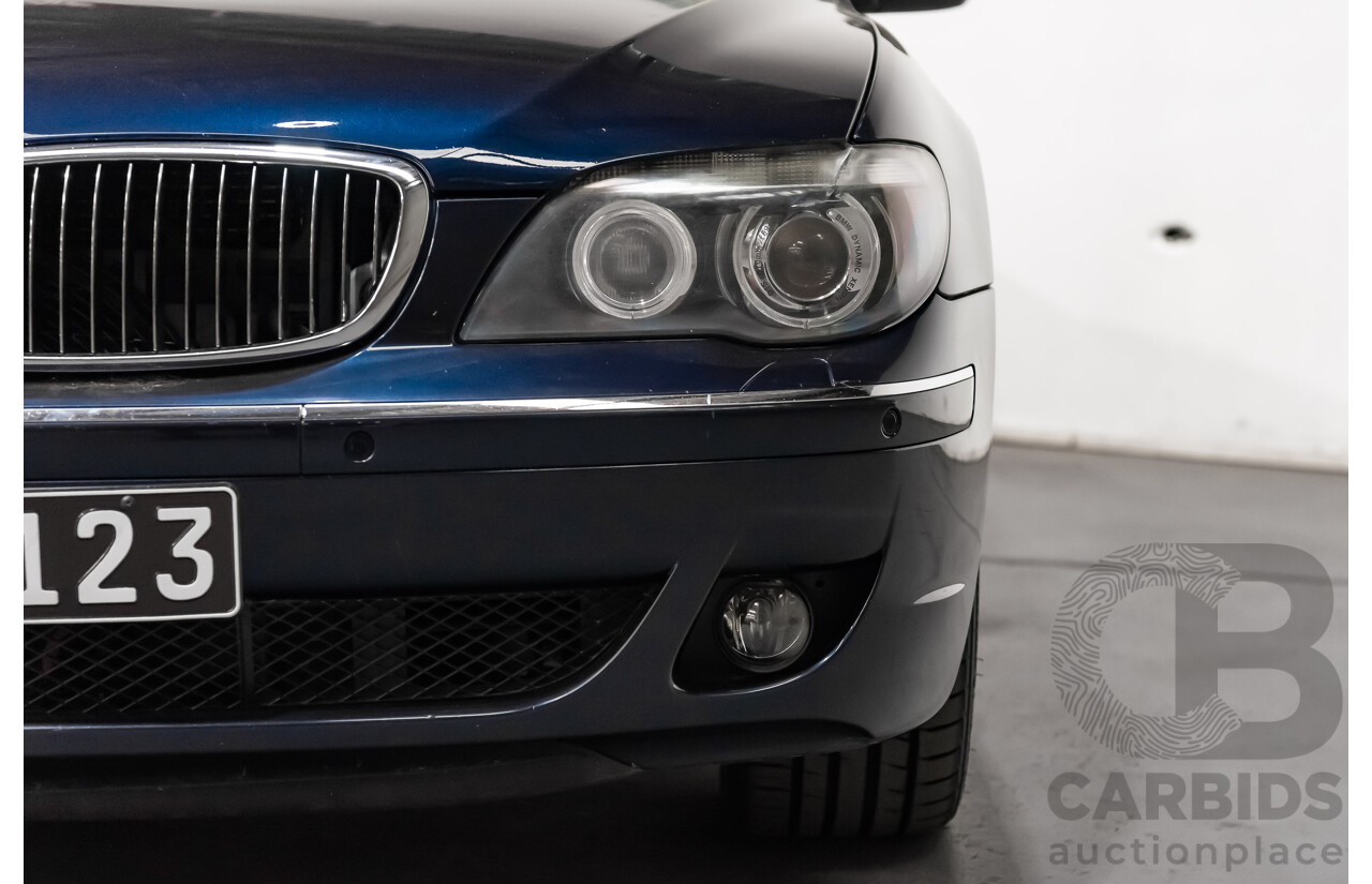 11/2006 BMW 760Li E65 MY06 4d Sedan Blue V12 6.0L