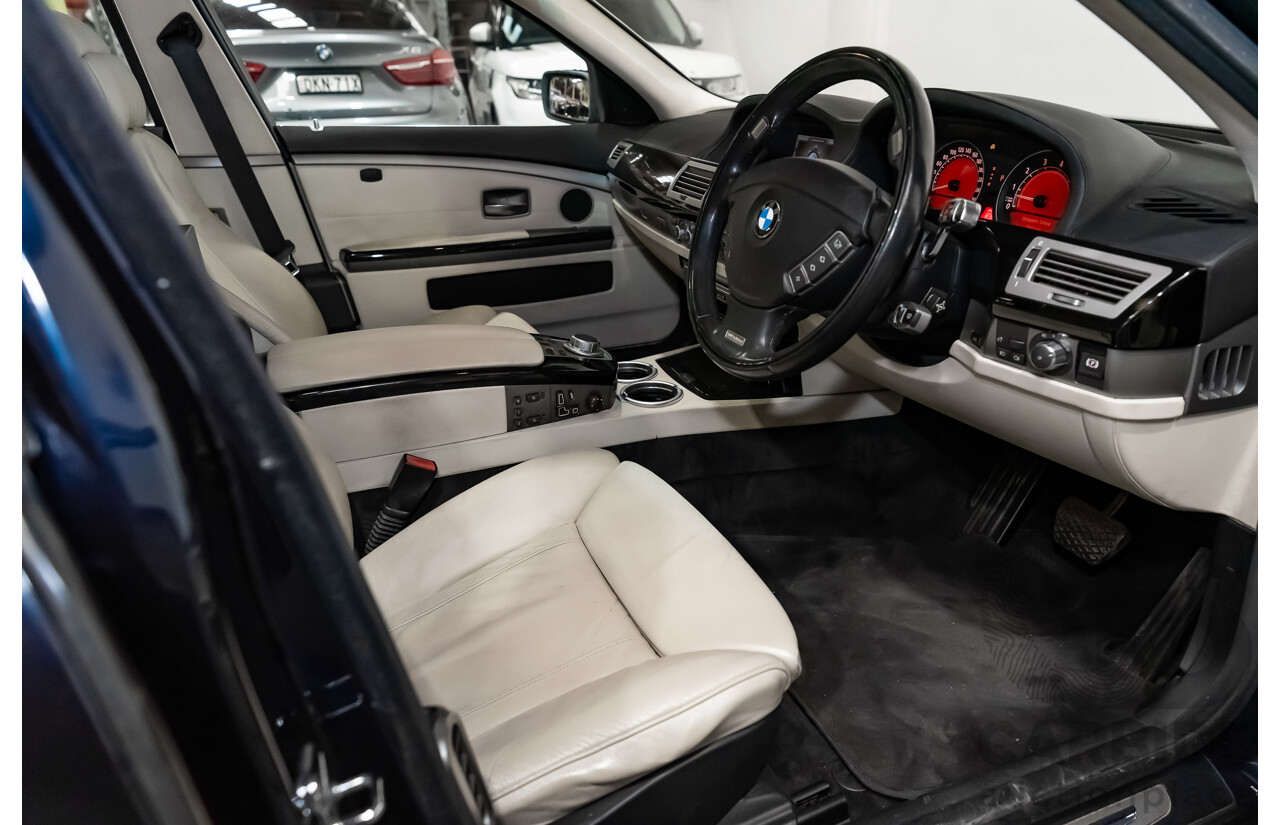 11/2006 BMW 760Li E65 MY06 4d Sedan Blue V12 6.0L