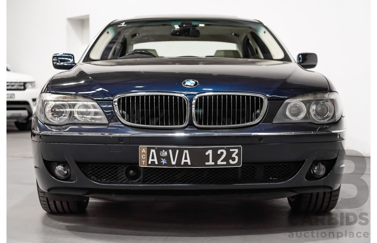 11/2006 BMW 760Li E65 MY06 4d Sedan Blue V12 6.0L