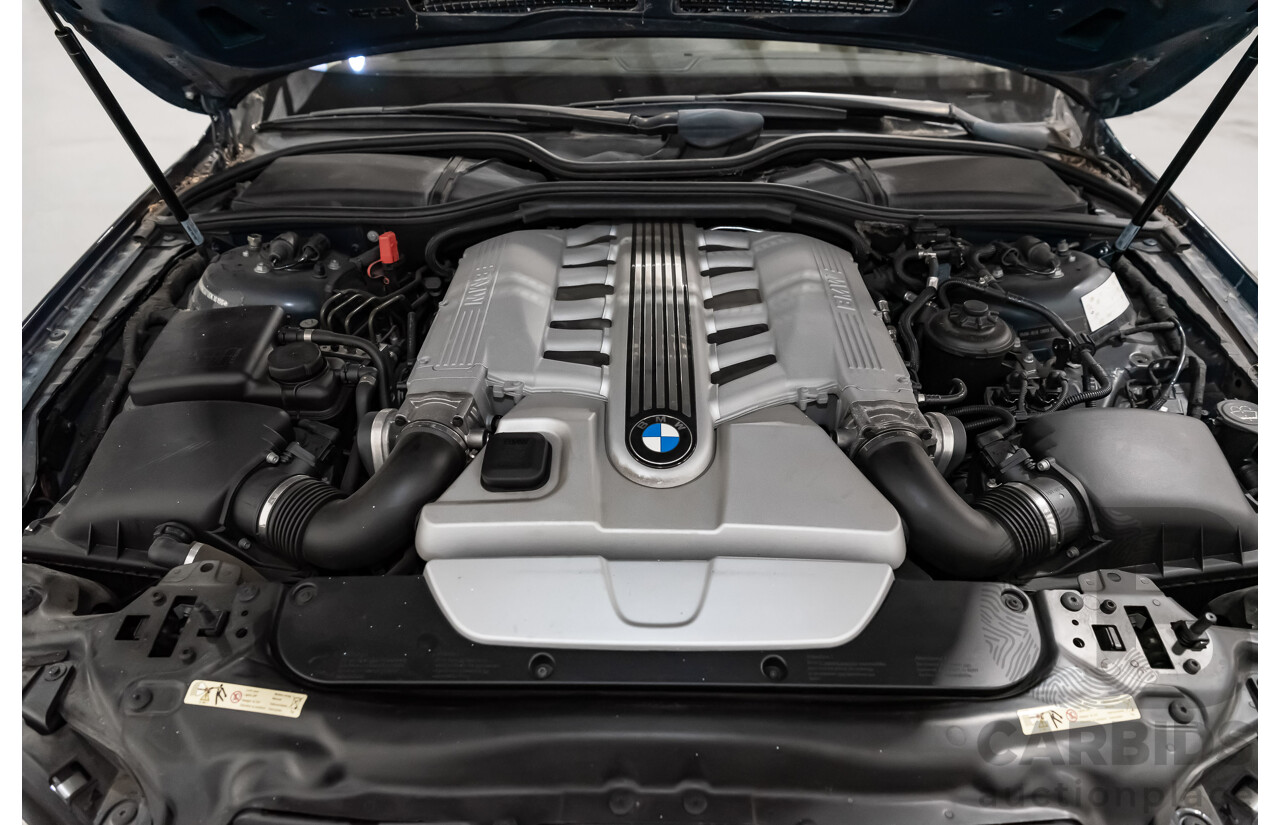 11/2006 BMW 760Li E65 MY06 4d Sedan Blue V12 6.0L