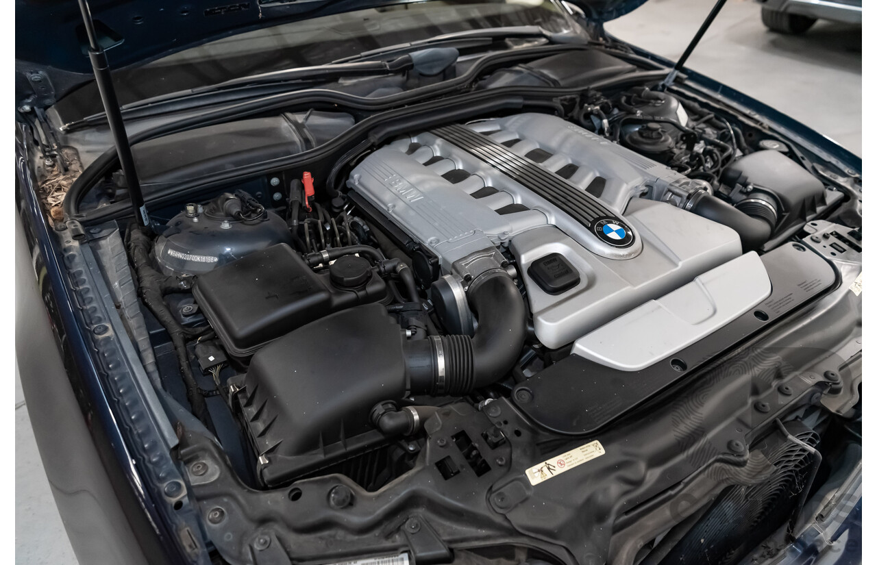 11/2006 BMW 760Li E65 MY06 4d Sedan Blue V12 6.0L