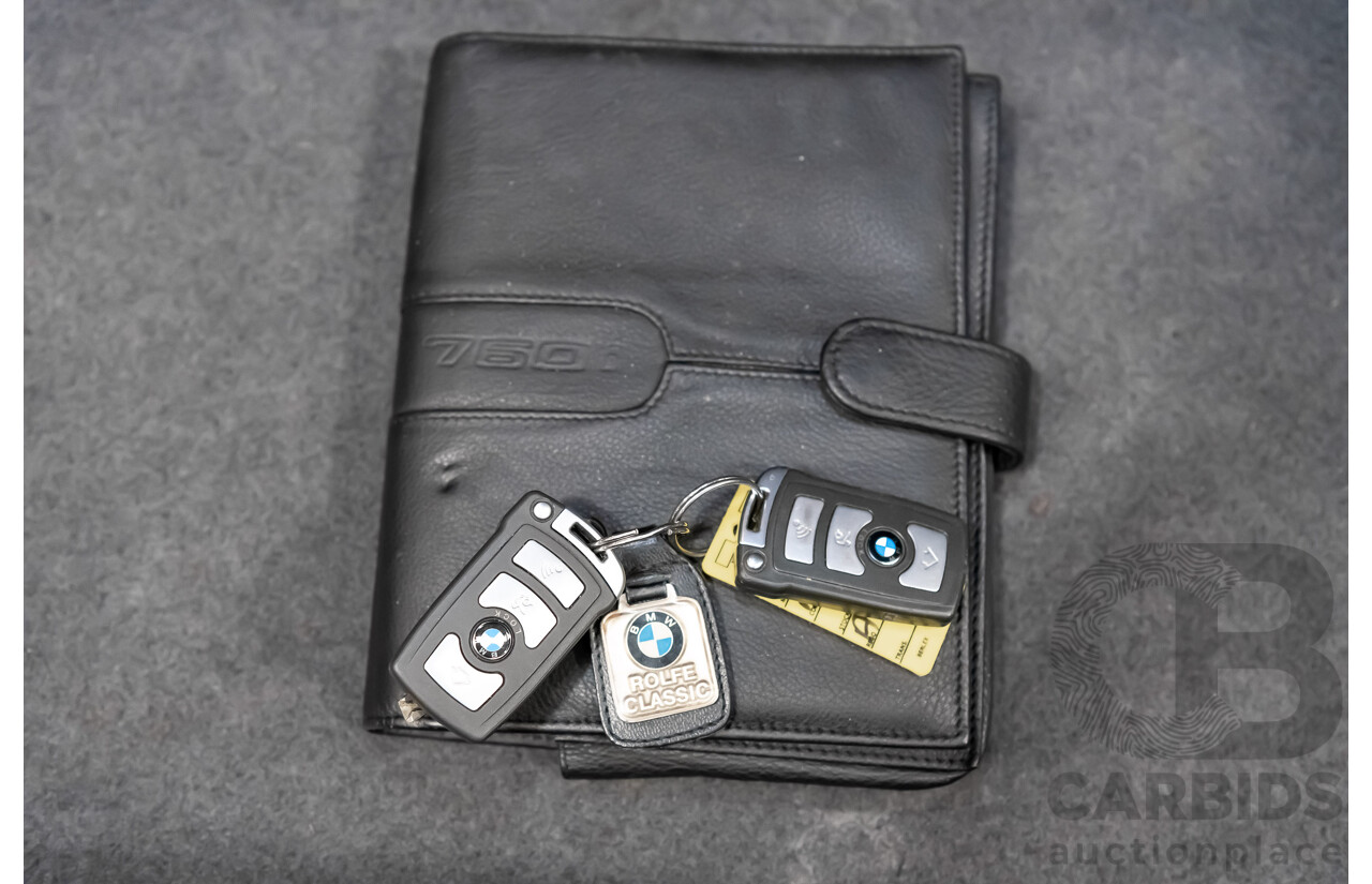 11/2006 BMW 760Li E65 MY06 4d Sedan Blue V12 6.0L