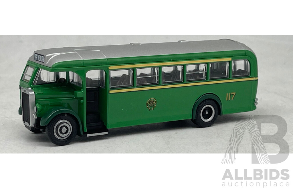 Trux Aussie Buses 1939 Leyland Tiger TS8 Single Deck Bus  - 1/76 Scale