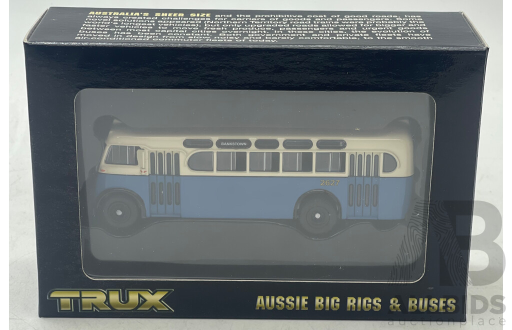 Trux Aussie Buses 1952 Leyland Tiger OPS2 Single Deck Bus  - 1/76 Scale