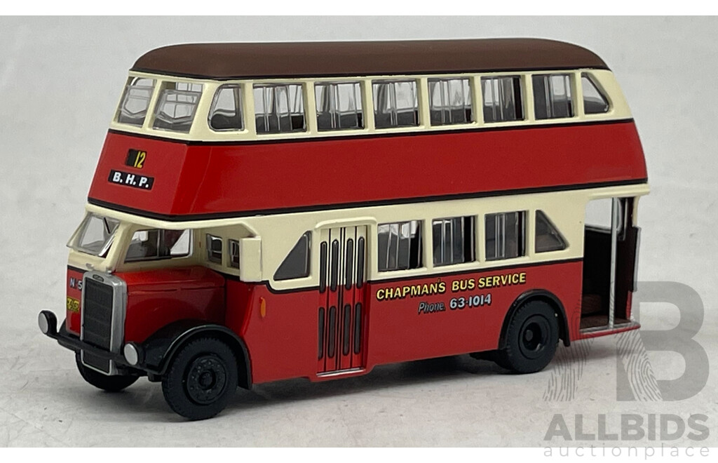 Trux Aussie Buses 1953 Leyland Titan OPD2  Double Decker - 1/76 Scale