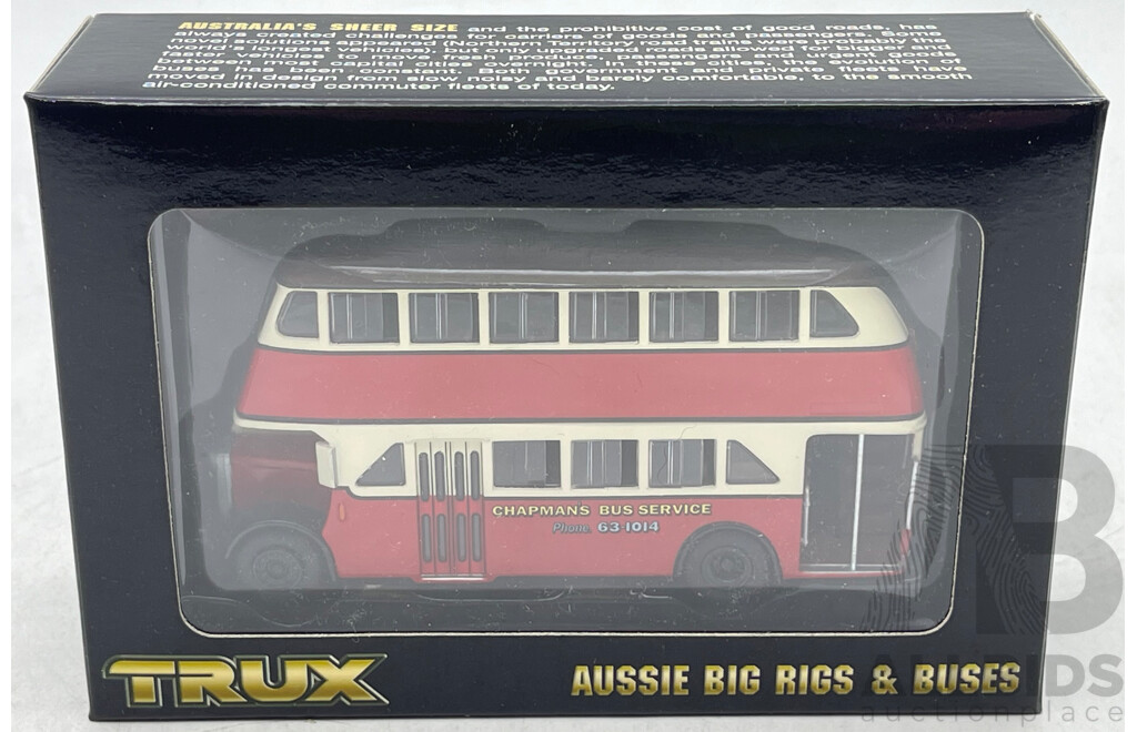 Trux Aussie Buses 1953 Leyland Titan OPD2  Double Decker - 1/76 Scale