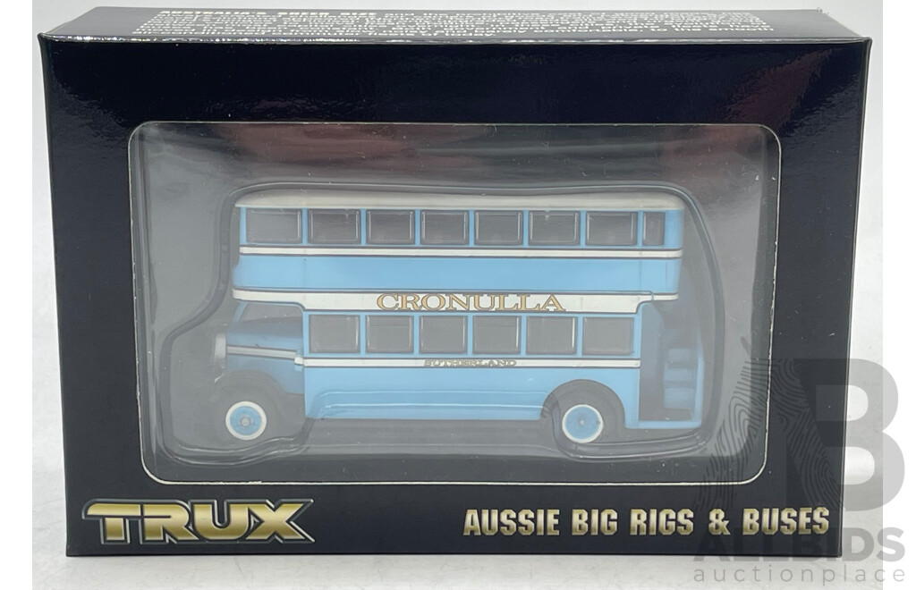 Trux Aussie Buses 1930 Leyland Titan TD1 Double Decker Bus - 1/76 Scale