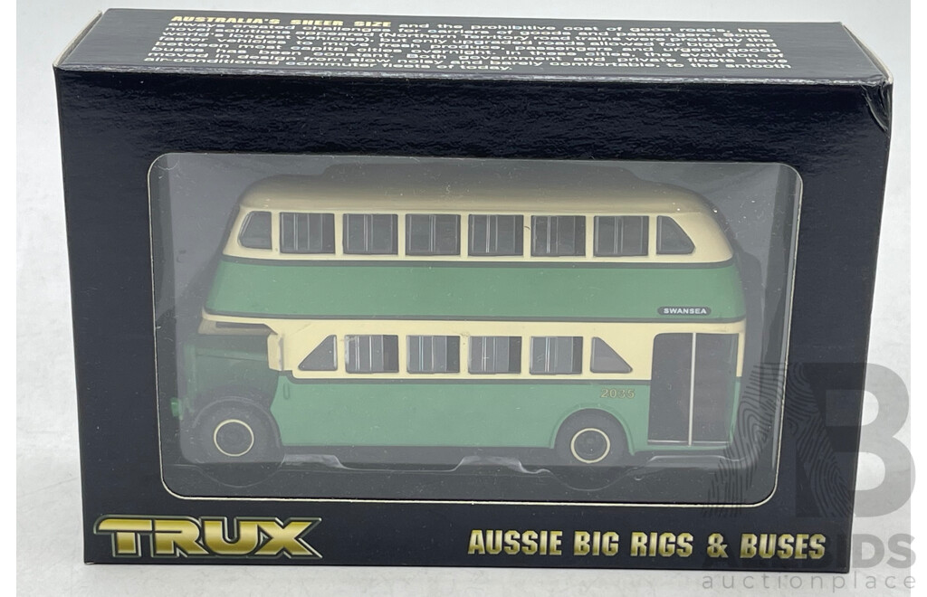 Trux Aussie Buses 1948 Leyland OPD2  Double Decker - 1/76 Scale