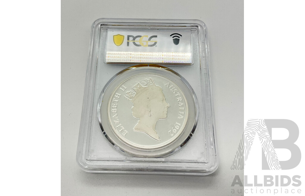 Australian 1992 PCGS Five Dollar Coin - International Year of Space (PR68DCAM)