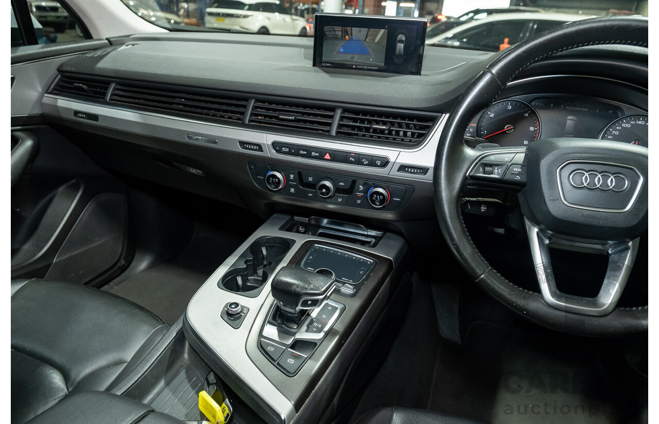 6/2016 Audi Q7 3.0 TDI Quattro (AWD) MY16 4d Wagon White Turbo Diesel V6 3.0L - 7 Seater