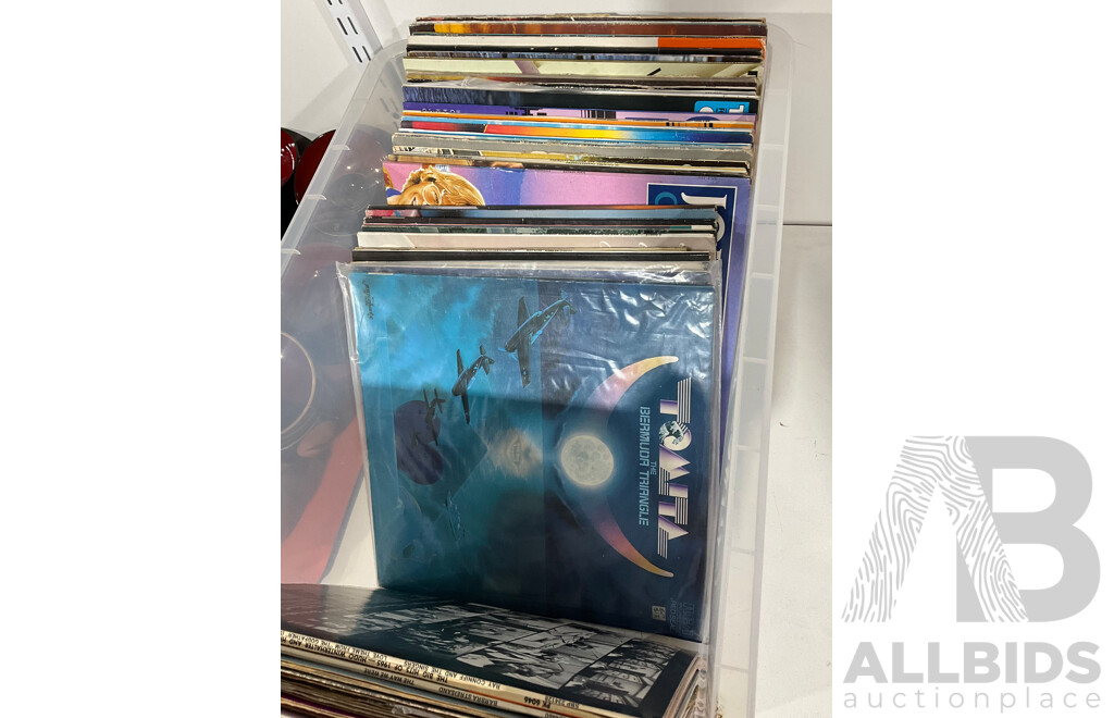 Collection Approx 65 Vinyl LP Records Including Hits and Misses of the 60s, 70s, and More