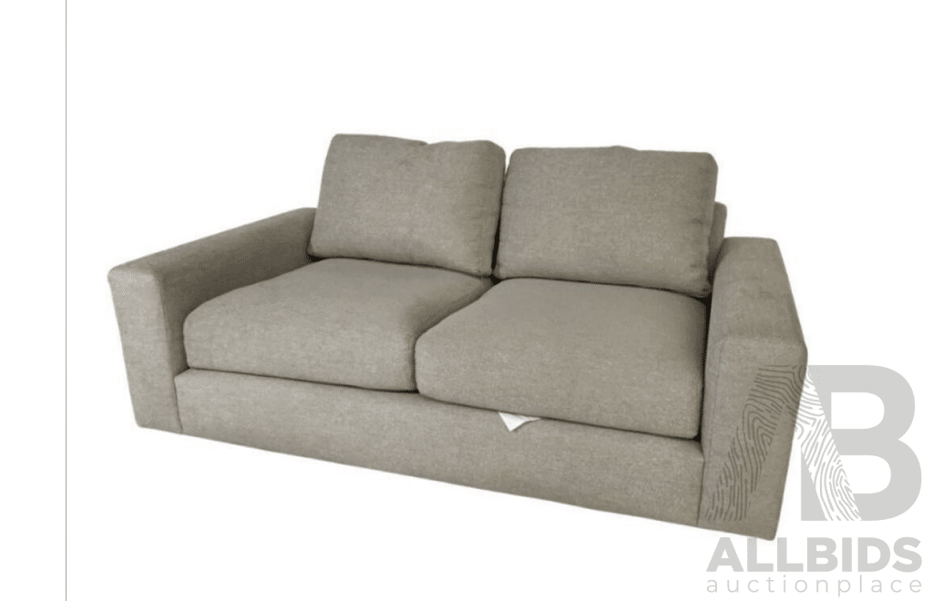 2 Seater Fabric Sofa - ORP $2,565