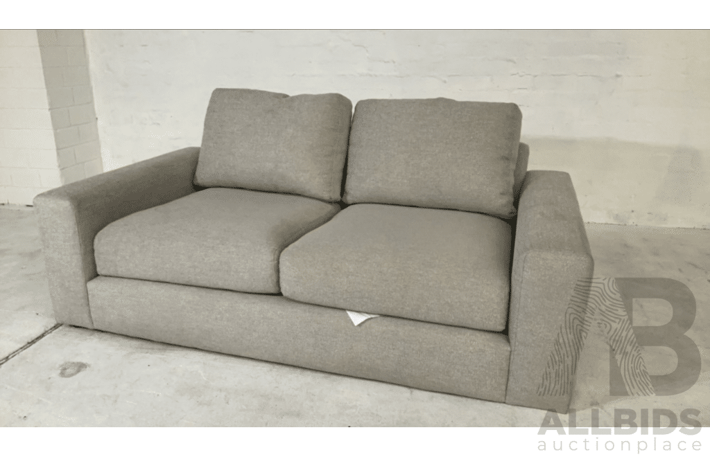 2 Seater Fabric Sofa - ORP $2,565