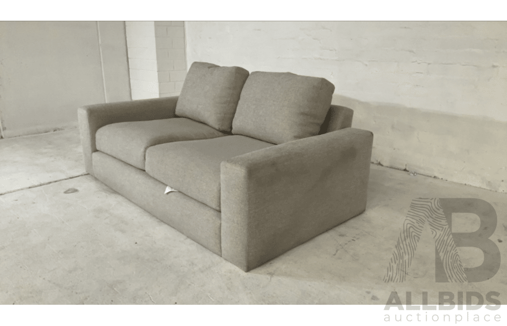 2 Seater Fabric Sofa - ORP $2,565