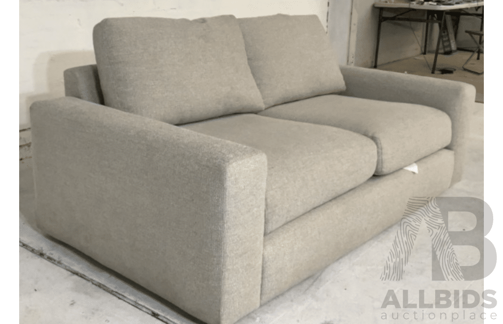 2 Seater Fabric Sofa - ORP $2,565