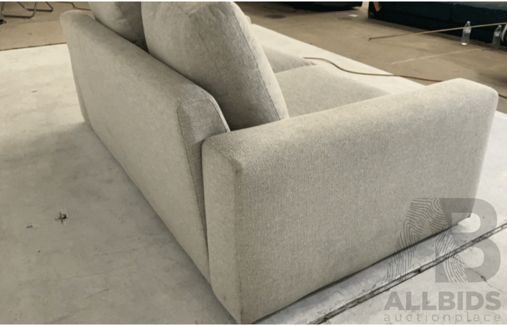 2 Seater Fabric Sofa - ORP $2,565