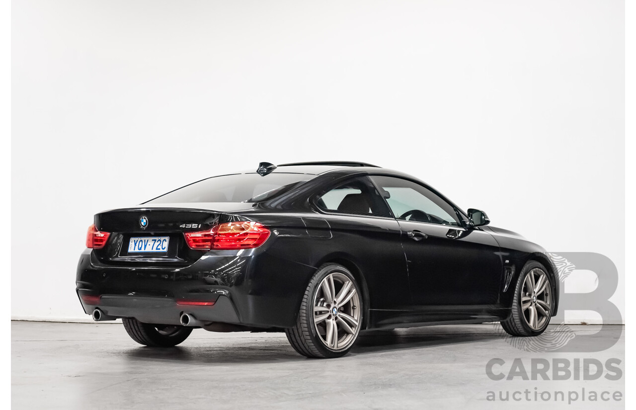 3/2014 BMW 435i M-Sport Package F32 MY14 2d Coupe Metallic Black Turbo 3.0L