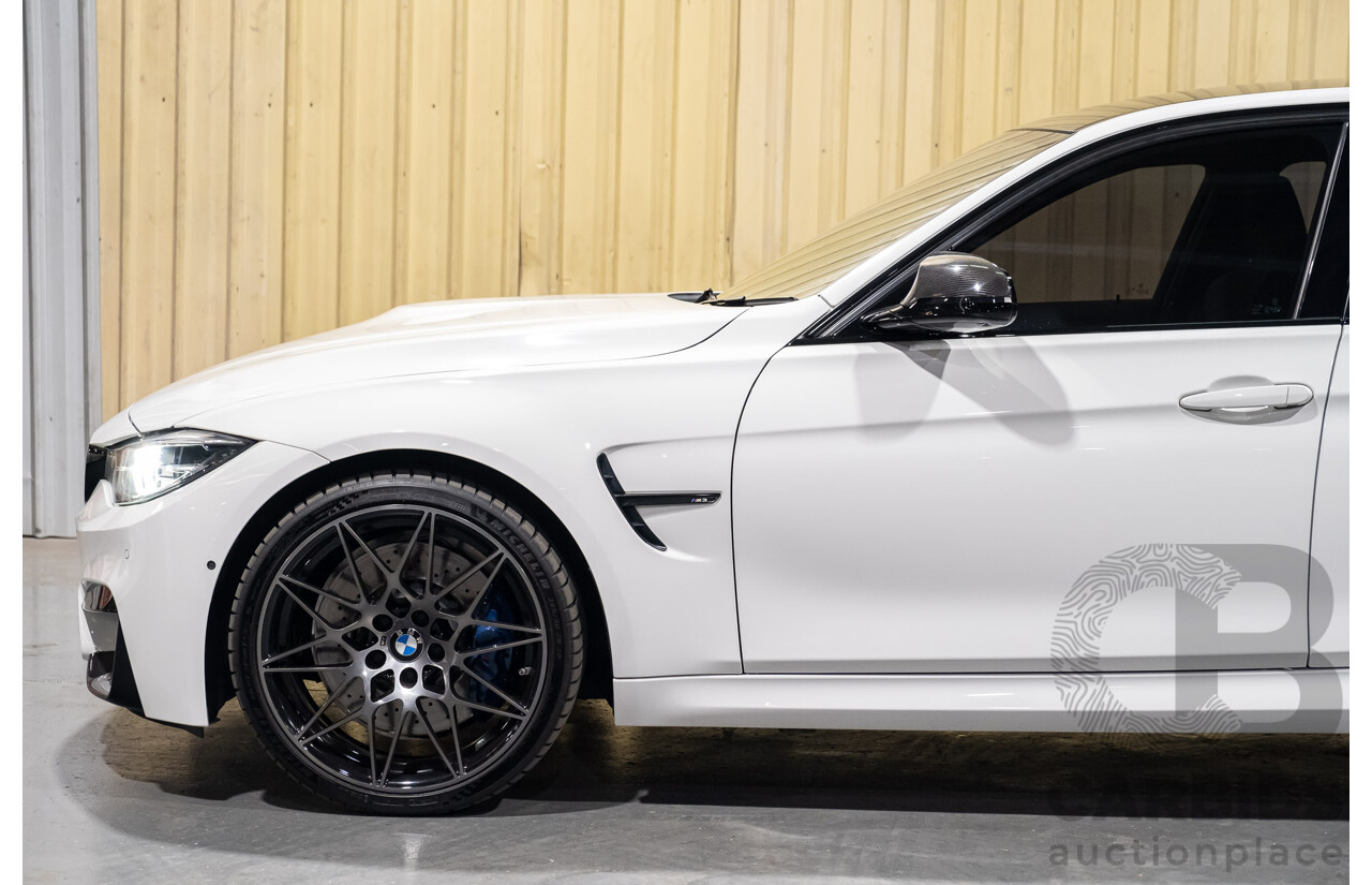 1/2018 BMW M3 Pure F80 LCI 4d Sedan White Twin Turbo 3.0L