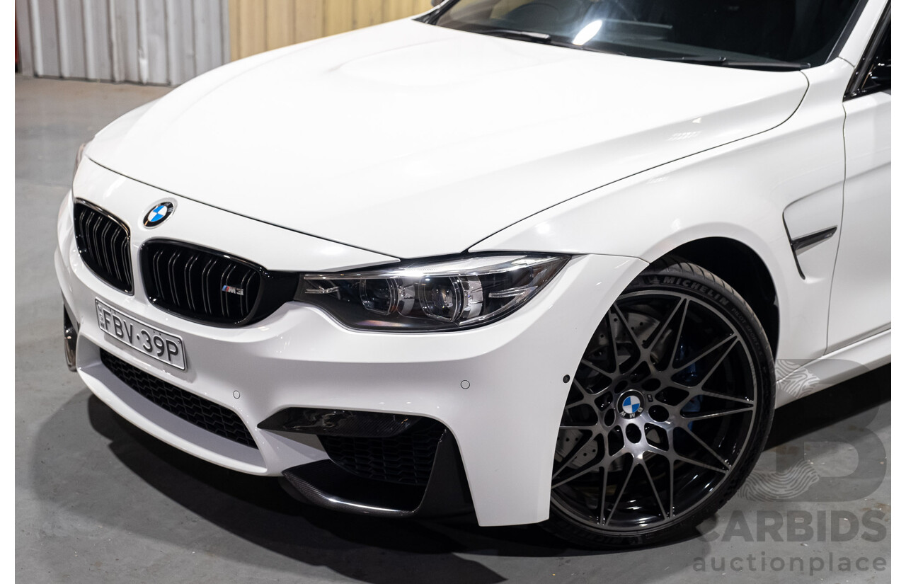 1/2018 BMW M3 Pure F80 LCI 4d Sedan White Twin Turbo 3.0L