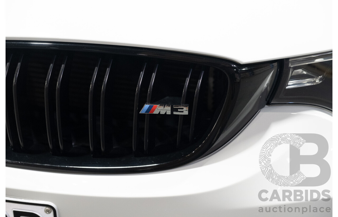 1/2018 BMW M3 Pure F80 LCI 4d Sedan White Twin Turbo 3.0L