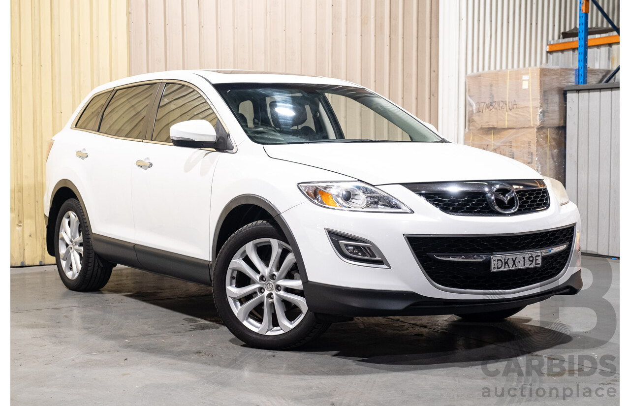 10/2010 Mazda CX-9 Luxury (AWD) MY10 UPGRADE 4d Wagon White V6 3.7L - 7 Seater