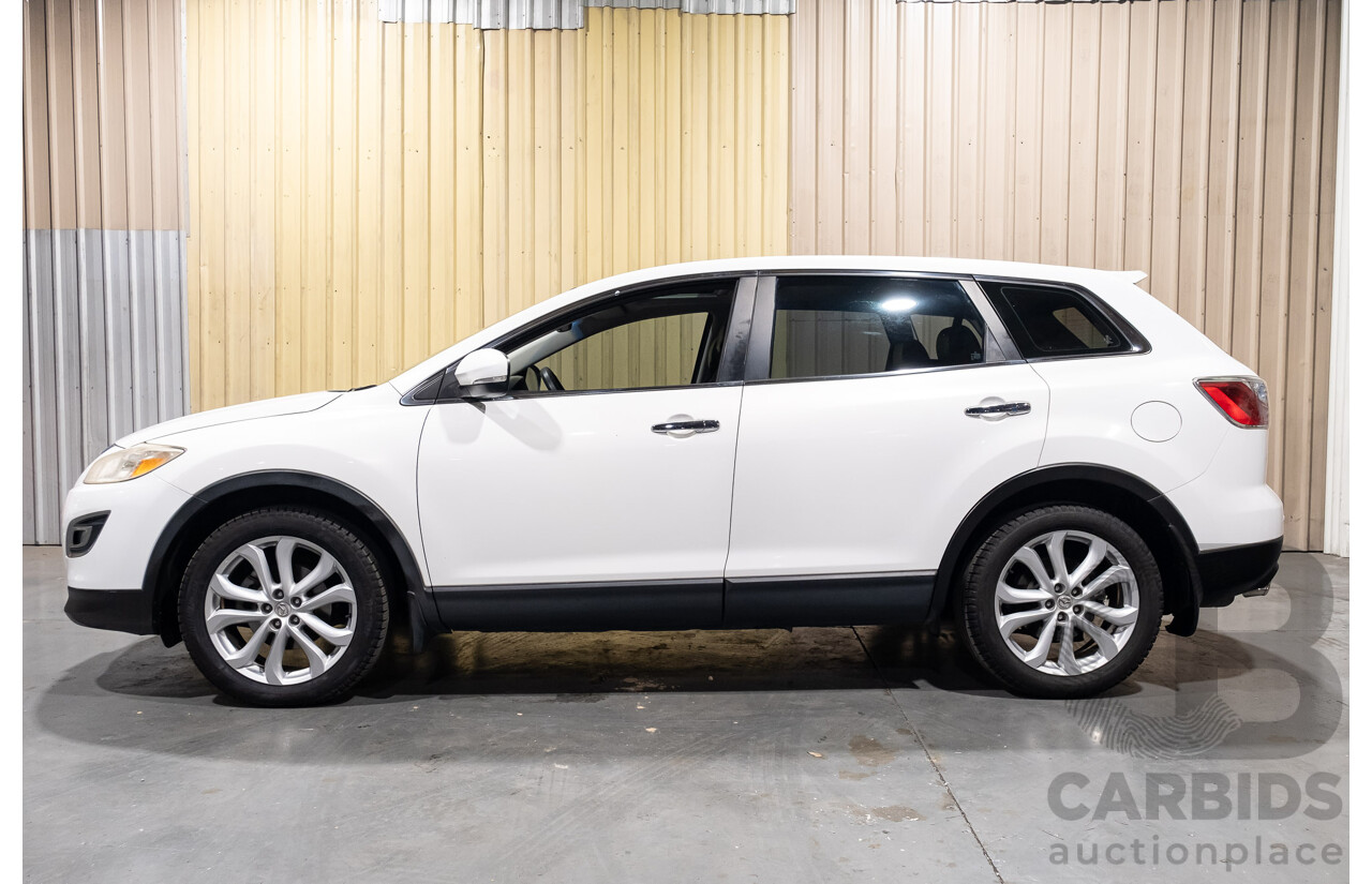 10/2010 Mazda CX-9 Luxury (AWD) MY10 UPGRADE 4d Wagon White V6 3.7L - 7 Seater