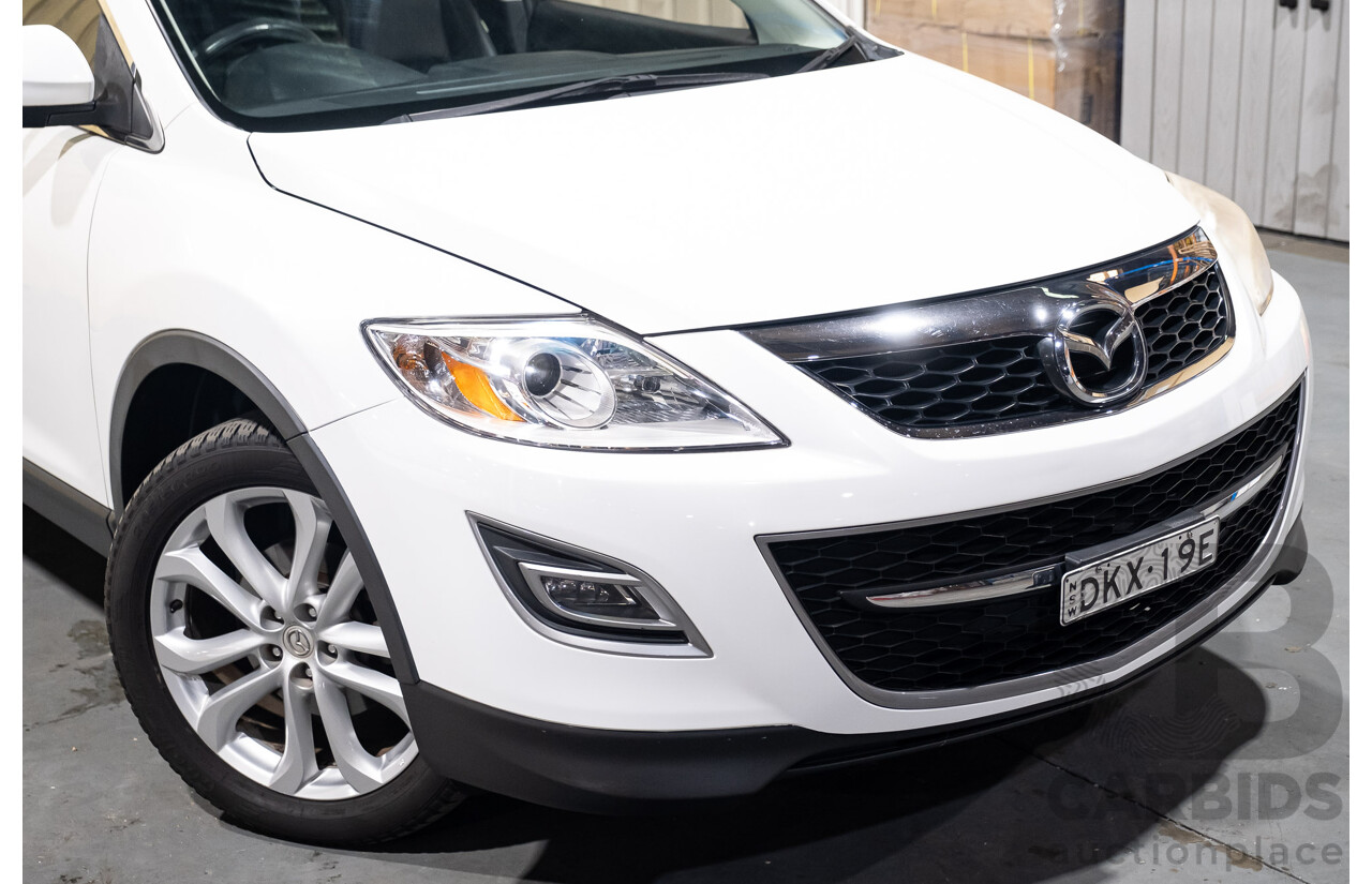 10/2010 Mazda CX-9 Luxury (AWD) MY10 UPGRADE 4d Wagon White V6 3.7L - 7 Seater