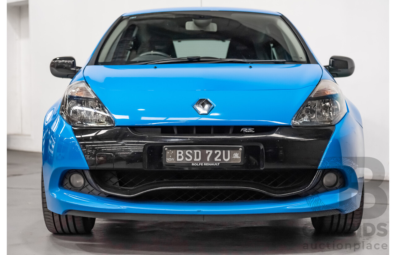 3/2013 Renault Sport Clio III Phase 2 200 CUP 2d Hatch Racing Blue 2.0L