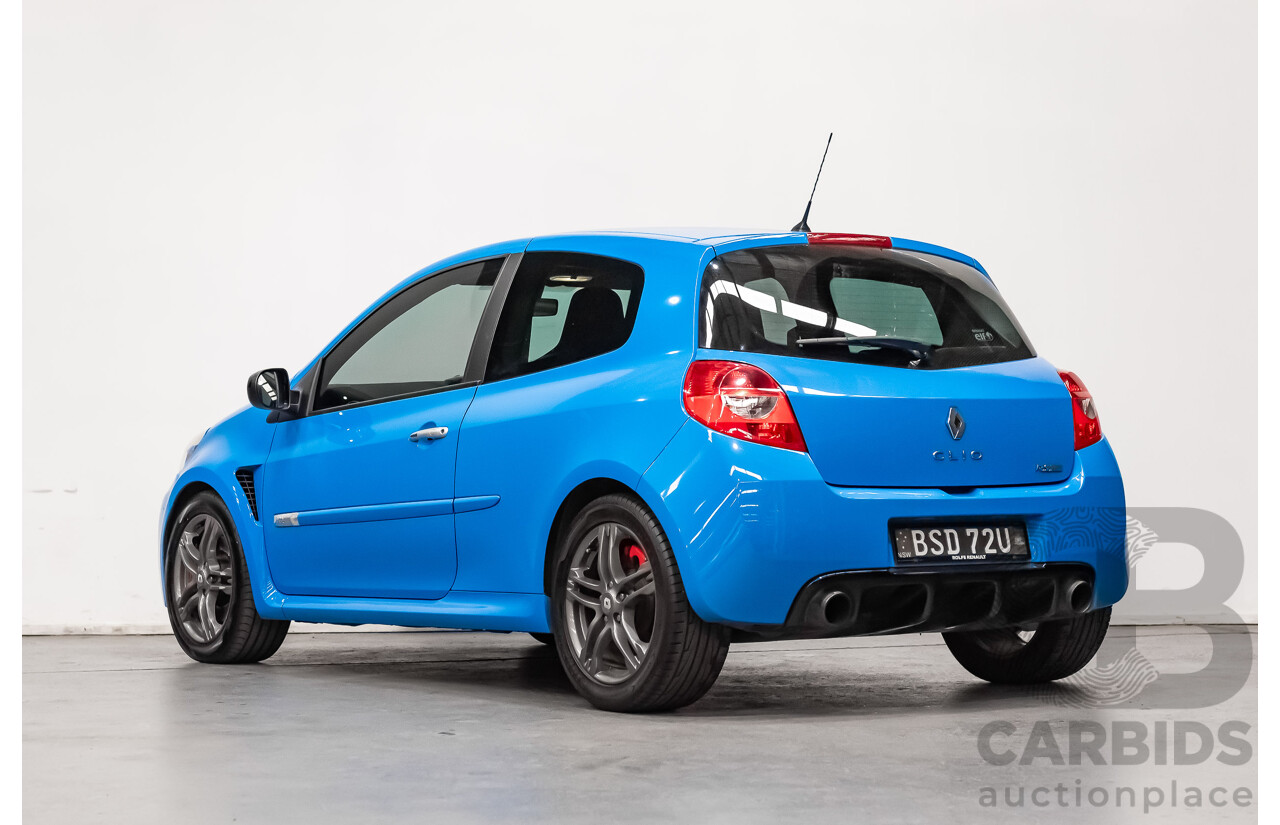 3/2013 Renault Sport Clio III Phase 2 200 CUP 2d Hatch Racing Blue 2.0L