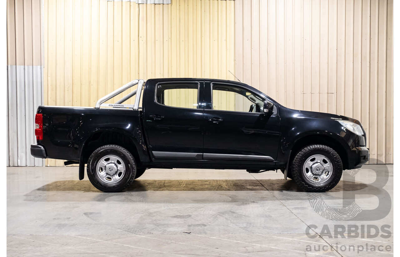 5/2016 Holden Colorado LS (4x4) RG MY16 Crew C/Chas Black Turbo Diesel 2.8L