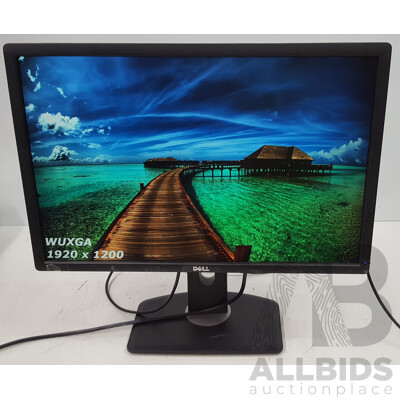 Dell UltraSharp (U2412M) WUXGA 24-Inch Widescreen LED-Backlit LCD Monitor - Lot of Two