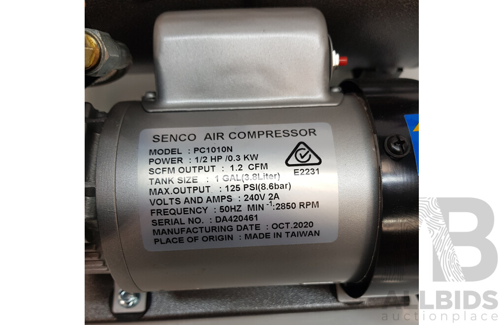 Senco (PC1010N) 0.5HP Air Compressor