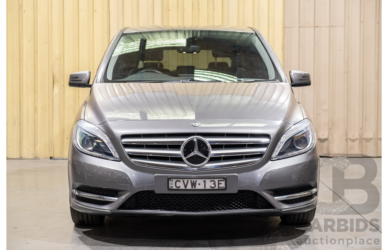 4/2014 Mercedes Benz B200 CDI W246 MY14 5d Hatchback Mountain Grey Metallic Turbo Diesel 1.8L