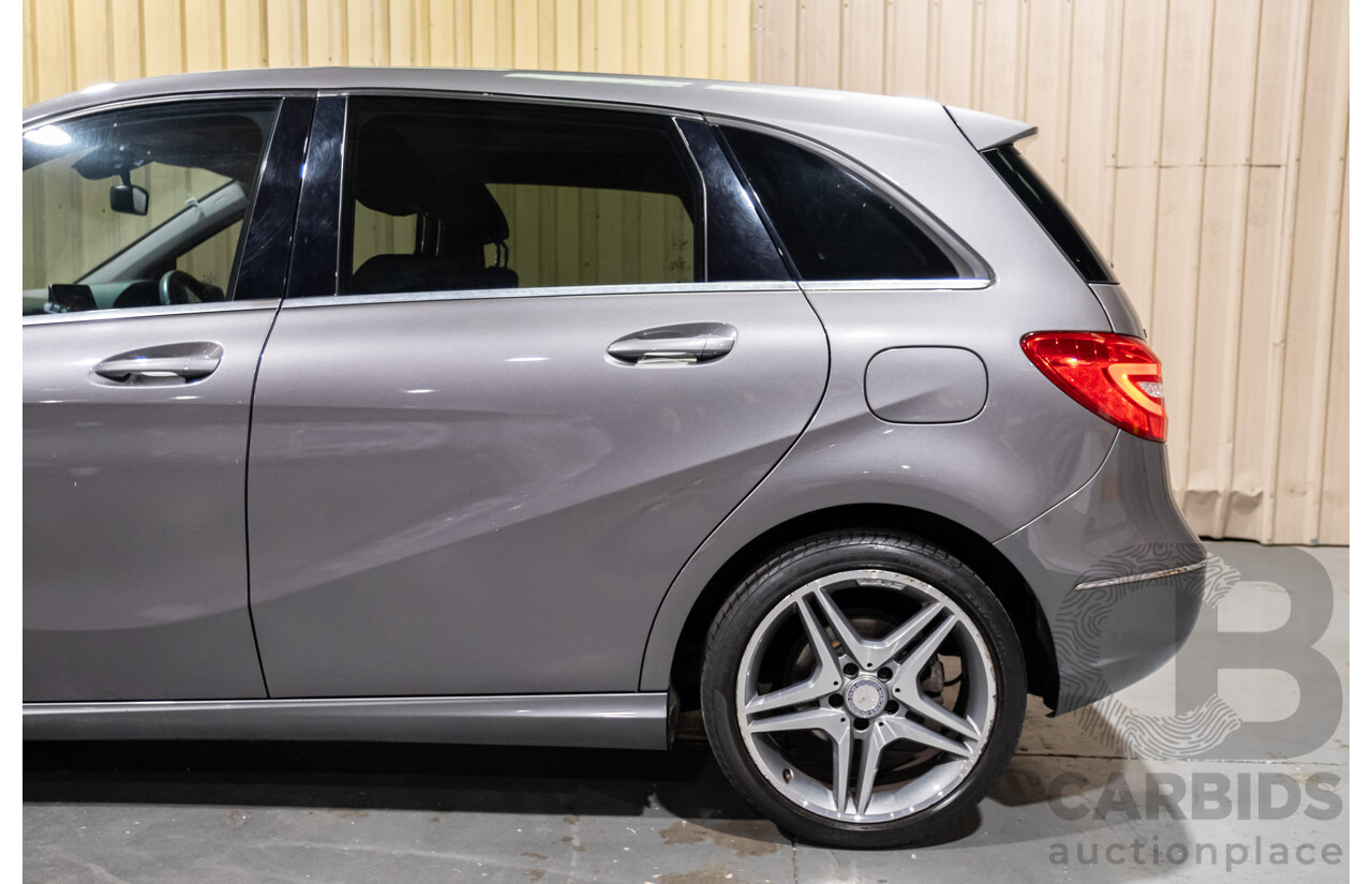 4/2014 Mercedes Benz B200 CDI W246 MY14 5d Hatchback Mountain Grey Metallic Turbo Diesel 1.8L