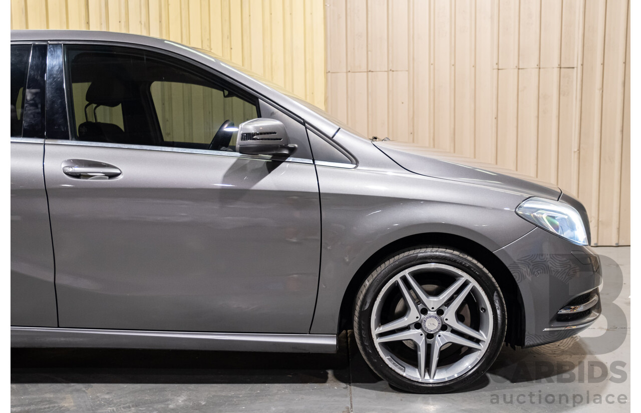 4/2014 Mercedes Benz B200 CDI W246 MY14 5d Hatchback Mountain Grey Metallic Turbo Diesel 1.8L