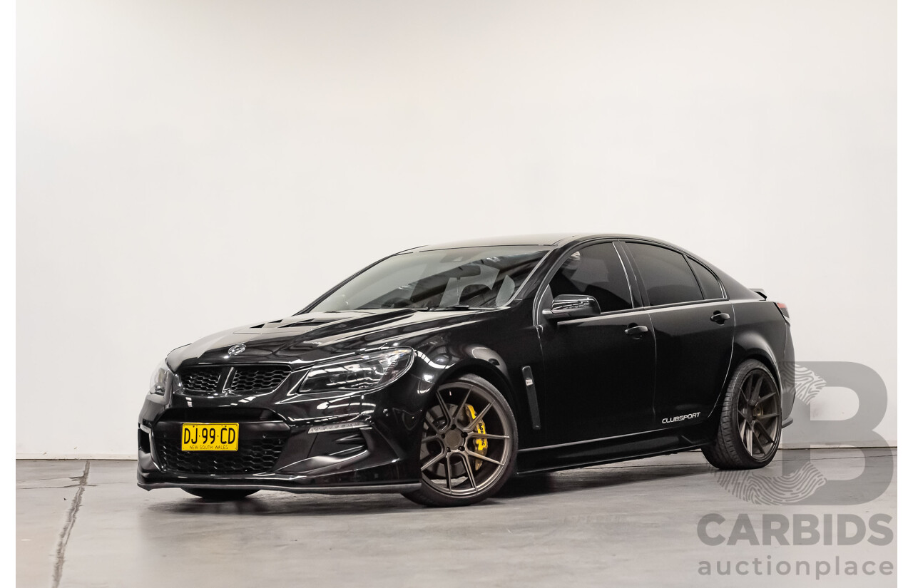 10/2015 Holden HSV Clubsport R8 LSA GEN F2 No.37 4d Sedan Black Supercharged V8 6.2L - Modified Ex - LSA JET