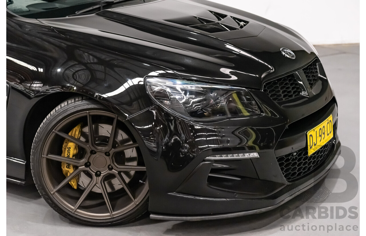 10/2015 Holden HSV Clubsport R8 LSA GEN F2 No.37 4d Sedan Black Supercharged V8 6.2L - Modified Ex - LSA JET