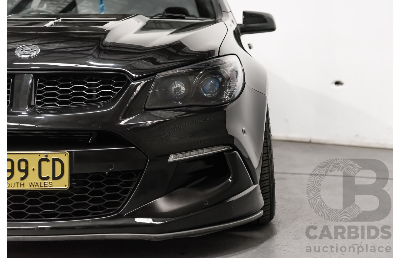 10/2015 Holden HSV Clubsport R8 LSA GEN F2 No.37 4d Sedan Black Supercharged V8 6.2L - Modified Ex - LSA JET