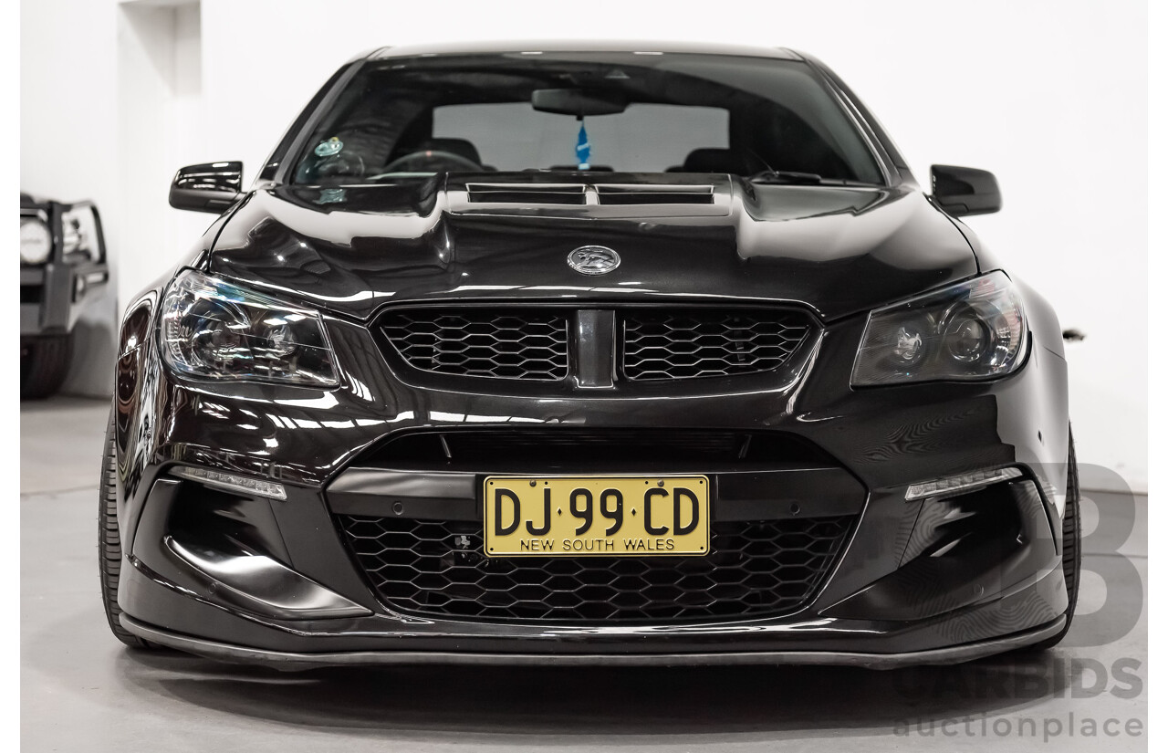 10/2015 Holden HSV Clubsport R8 LSA GEN F2 No.37 4d Sedan Black Supercharged V8 6.2L - Modified Ex - LSA JET