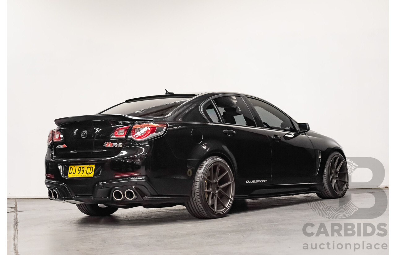 10/2015 Holden HSV Clubsport R8 LSA GEN F2 No.37 4d Sedan Black Supercharged V8 6.2L - Modified Ex - LSA JET