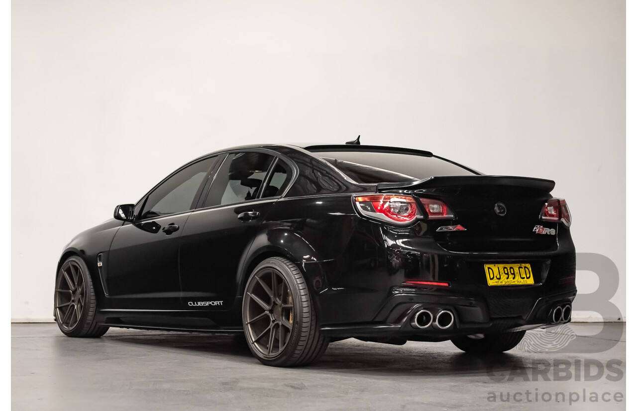 10/2015 Holden HSV Clubsport R8 LSA GEN F2 No.37 4d Sedan Black Supercharged V8 6.2L - Modified Ex - LSA JET