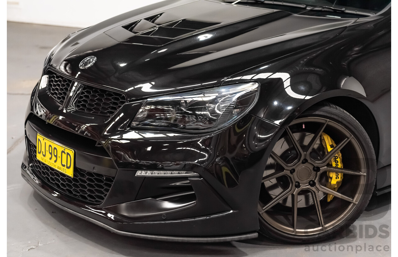 10/2015 Holden HSV Clubsport R8 LSA GEN F2 No.37 4d Sedan Black Supercharged V8 6.2L - Modified Ex - LSA JET