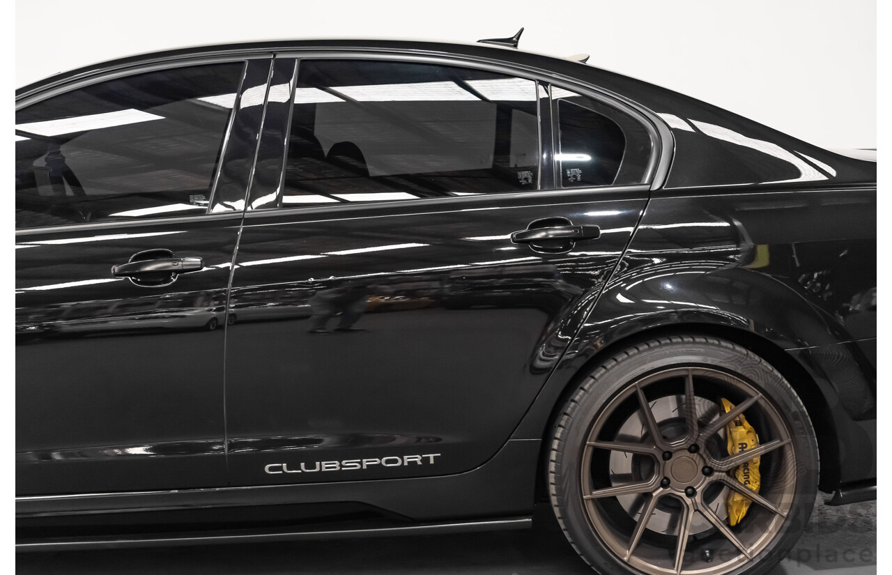 10/2015 Holden HSV Clubsport R8 LSA GEN F2 No.37 4d Sedan Black Supercharged V8 6.2L - Modified Ex - LSA JET